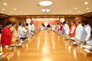 Bihar BJP core group meeting in 2022 at party HQ