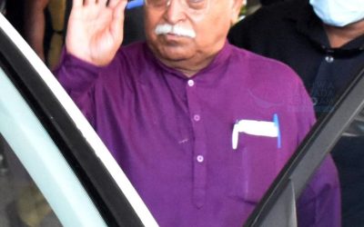 RSS Chief Mohan Bhagwat at a function in New Delhi in 2022!