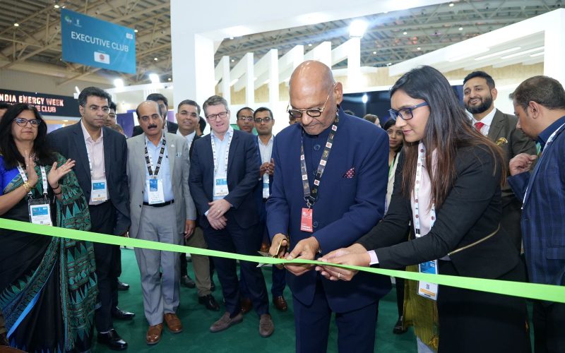 Anil Agarwal of Vedanta at an inauguration event.