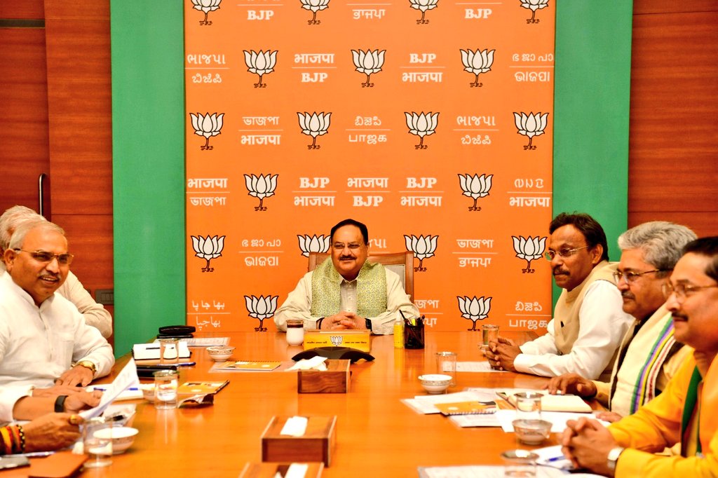 BJP office bearers meeting (Image credit X @BJP4India)