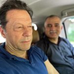Imran Khan at the time of his arrest
