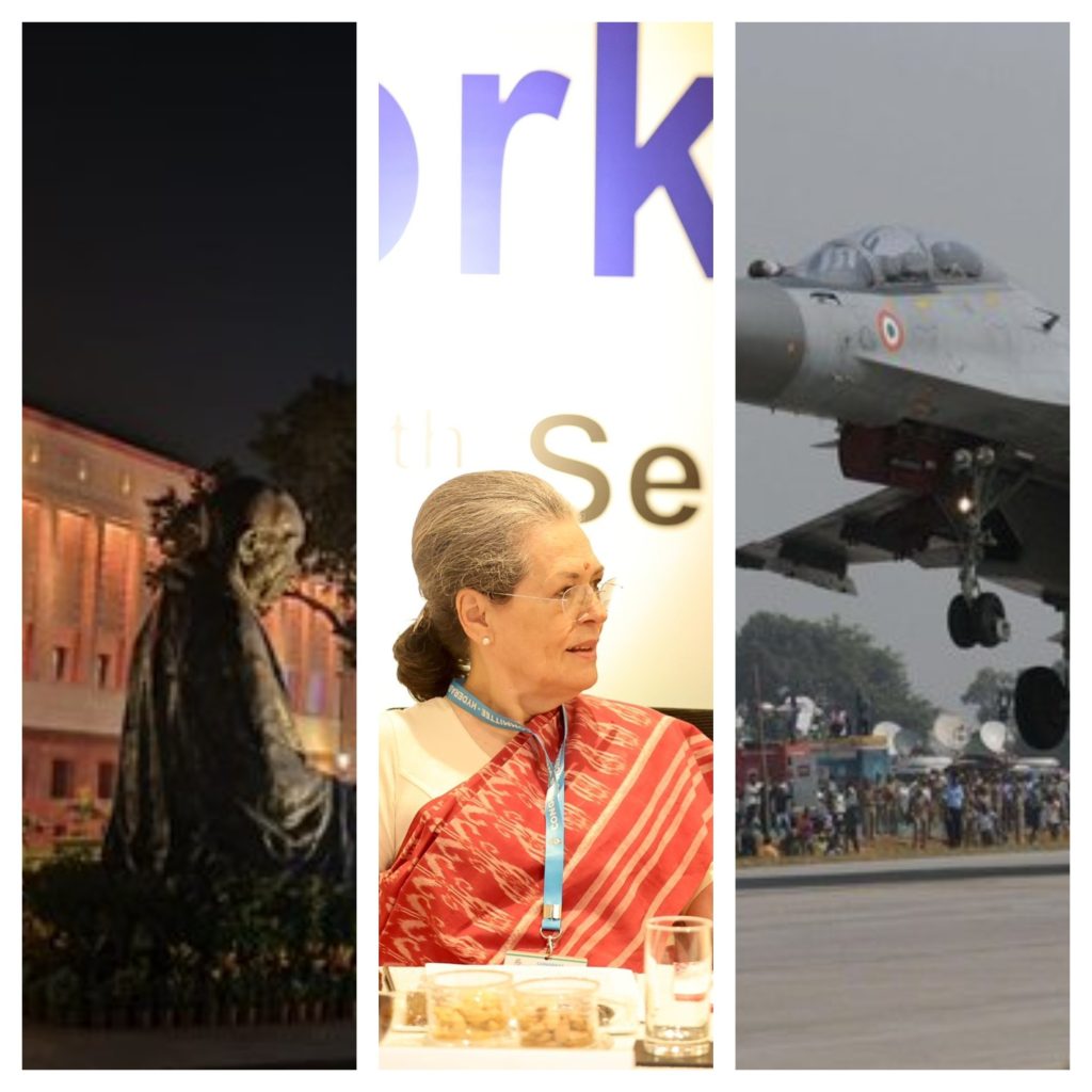 Parliament; CWC meeting; Sukhoi 30-MKI