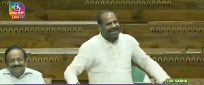 BJP MP Ramsh Bidhuri in Lok Sabha