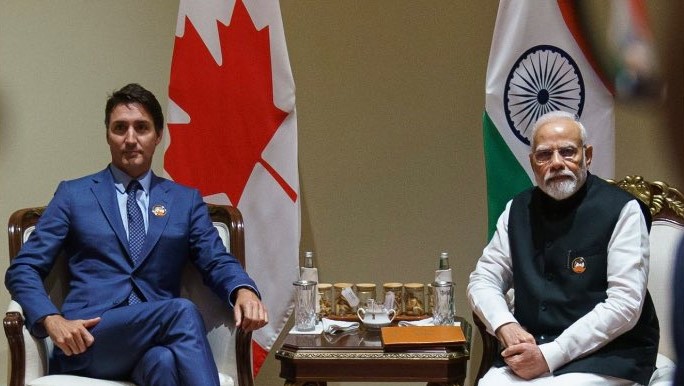 PM Narendra Modi with his Canadian counterpart Justin Trudeau