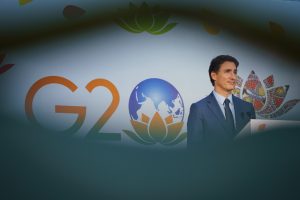 Jutine Trudeau at G20 Summit New Delhi (File)