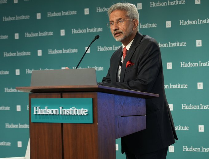 EAM S Jaishankar speaking at Hudson Institute