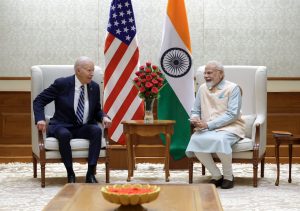 PM narendra Modi and US President Joe Biden during their bilateral meeting.