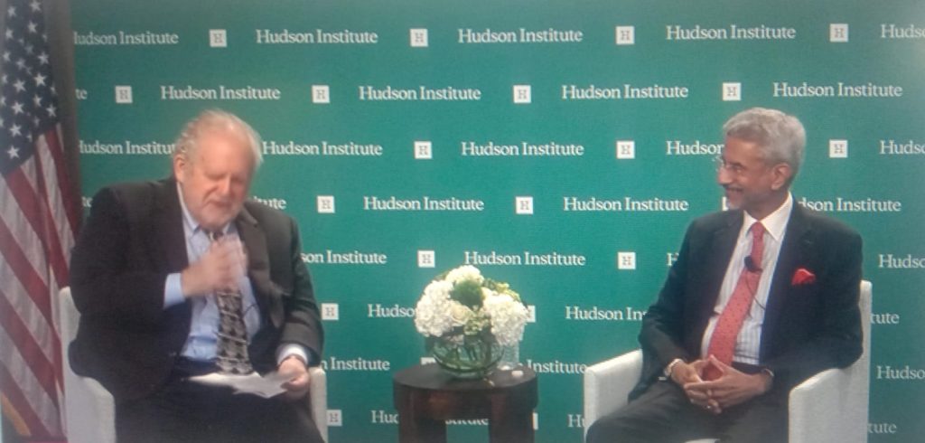 EAM S Jaishankar at Hudson Institute