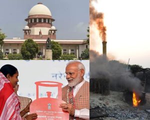 Supreme Court; air pollution; PM Narendra Modi with Ujjawala beneficiary