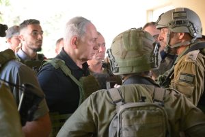 Israeli PM Benjamin Netanyahu with security forces pix credit X @Netanyahu