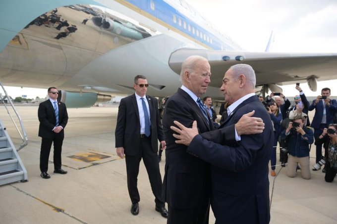 Joe Biden and Benjamin Netanyahu