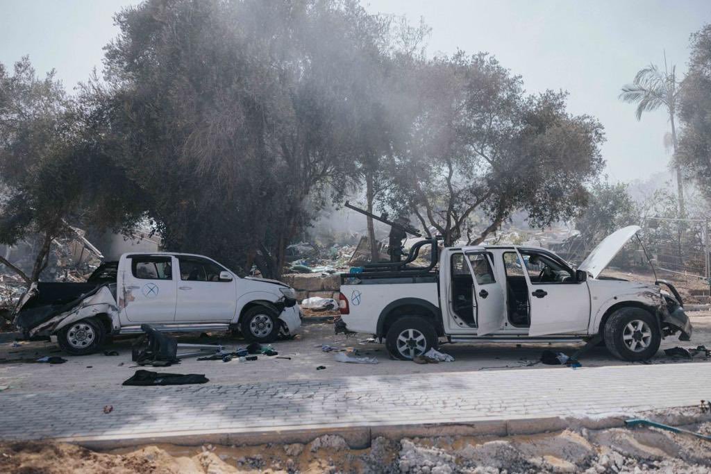 Humanitarian aids facing severe challenges in Gaza. Pix credit X @IDF