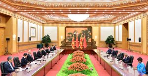 Chinese President Xi Jinping met with President of Sri Lanka Ranil Wickremesinghe