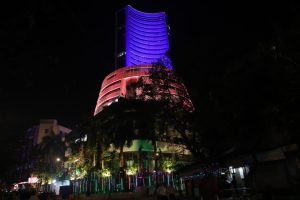 Bombay Stock Exchange on Diwali evening