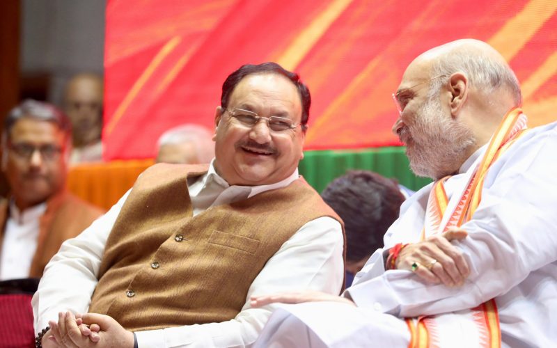 Amit Shah and JP Nadda attend IT cell meeting of BJP in Kolkata (Image credit X @BJP4India)