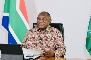 South African President Cyrill Ramaphosa