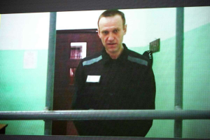 Alexei Navalny in Russian prison Image credit X @guyverhofstadt
