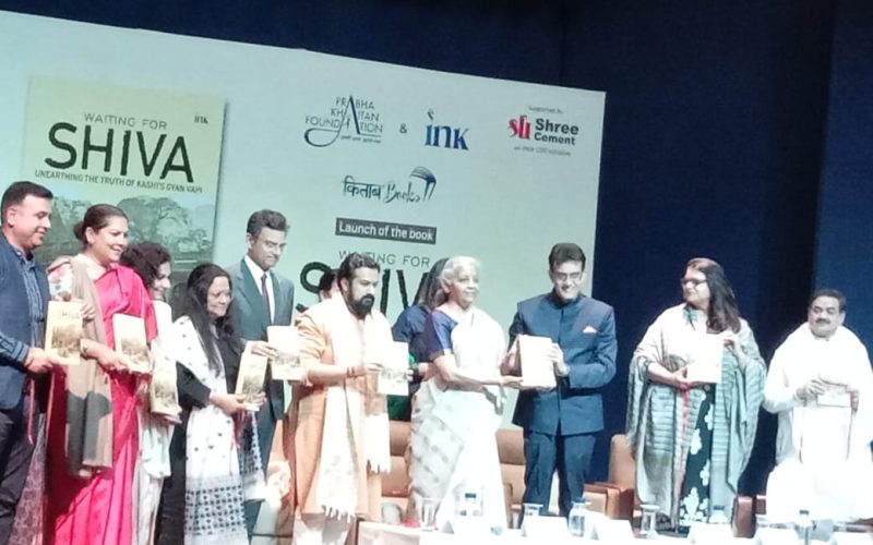 Nirmala Sithraman releases book by Vikram Sampath (Image credit The Raisina Hills)