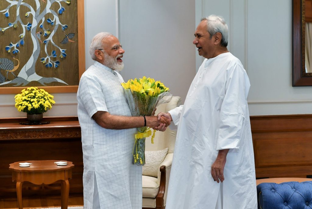 PM Narendra Modi with Odisha CM Naveen Patnaik (Image credit X PMO)