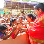 Tamil Nadu Governor RN Ravi taking party in Kumbabhishekam ceremony