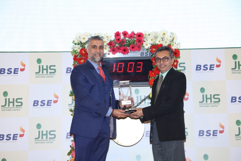 JHS Svendgaard Retail Ventures listed on BSE on Wednesday