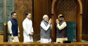 Lok Sabha Speaker Om Birla was congratulated by PM Narendra Modi, LoP Rahul Gandhi on Wednesday