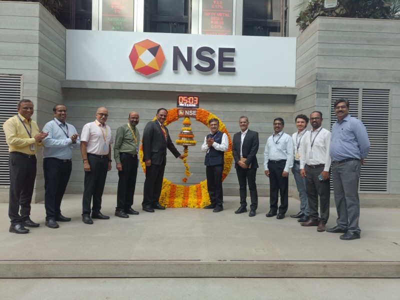 Lt. Gen MU Nair, NCSC, Narendra Nath G, JS Cyber, Debashish Bose, Dir Cyber, NSCS rang the bell on NSE