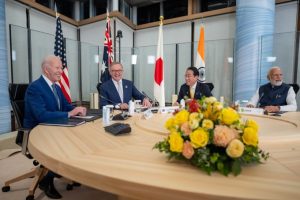 PM Narendra Modi with US President Joe Biden during Quad summit in Japan