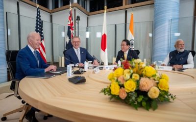 PM Narendra Modi with US President Joe Biden during Quad summit in Japan