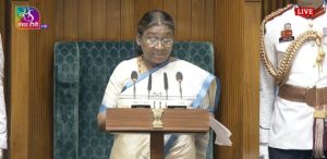 President Droupadi Murmu addresses joint session of parliament
