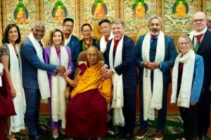 US Congressional Delegation meets Dalai Lama