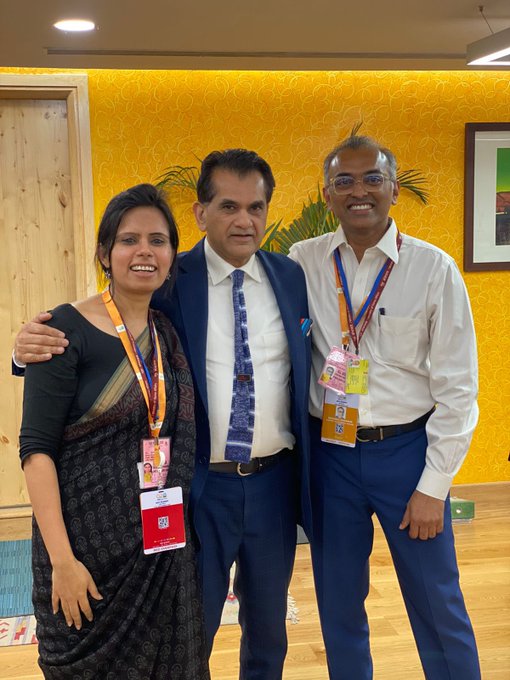 Former Niti Aayog CEO Amitabh Kant during G20 in New Delhi