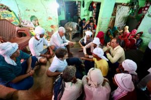 LoP Rahul Gandhi met victims of Hathras stampede last week