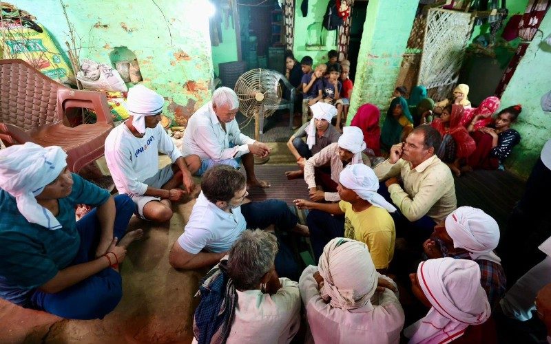 LoP Rahul Gandhi met victims of Hathras stampede last week