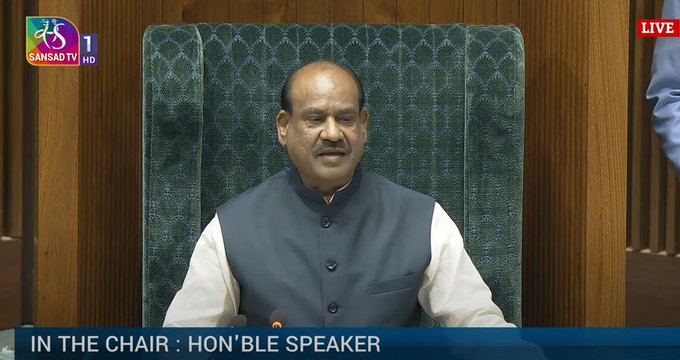 Lok Sabha Speaker Om Birla