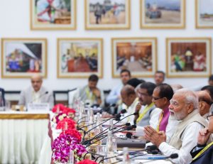 PM Narendra Modi at Niti Aayog meeting