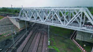 Rail-Over-Rail Bridge between Malkheri and Mahadeokhedi section in Madhya Pradesh