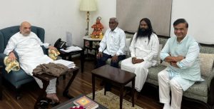 Former Jharkhand CM Champai Soren met Union Minister for Home Affairs Amit Shah