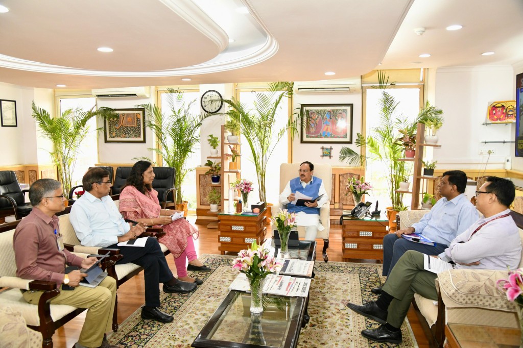 MPox review meeting by Health Minister JP Nadda