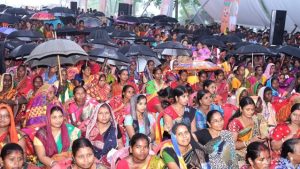 A BJP public meeting in Jharkhand