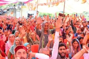 A public meeting of the BJP in Jammu