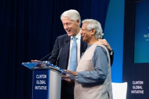 Felicitation of Chief Advisor of Bangladesh Muhammed Yunus at Clinton Foundation