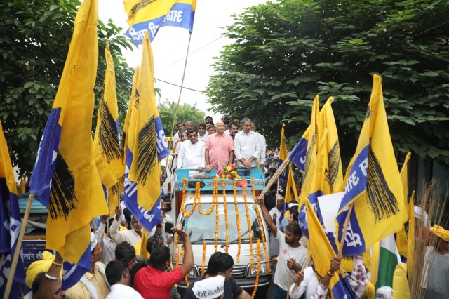 Manish Sisodia in Haryana