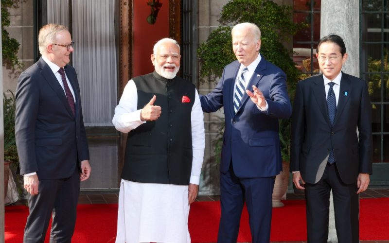 PM Narendra Modi at Quad meeting