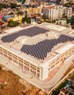 Puri Municipal Market Complex solar power plant