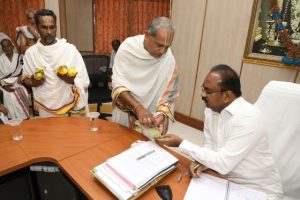 Tirumala Tirupati Devasthanam EO J Syamala Rao reviews Laddu ingredients