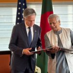 Chief Advisor of Bangladesh Interim Government Muhammed Yunus with US Secretary of State Antony Blinken