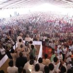 Congress election rally in Prithala in Haryana