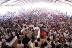 Congress election rally in Prithala in Haryana