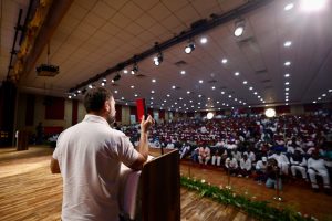 Congress leader Rahul Gandhi in Ranchi on Saturday